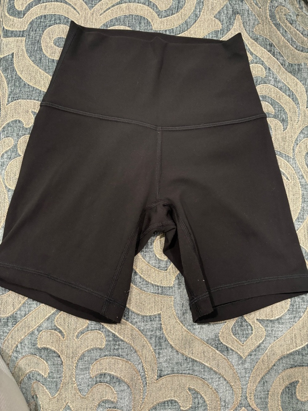 lululemon athletica Black High-Rise Bike Shorts